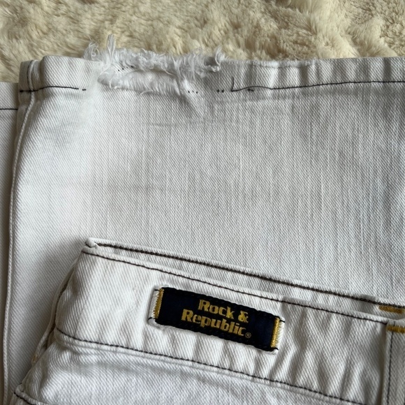 Rock and Republic Pearl White Jeans Size 29 - Picture 9 of 10